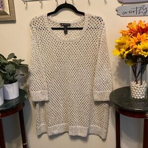 I-N-C International Concepts Sweater Sz 3X w/tiny Sequins All Over. Beautiful.